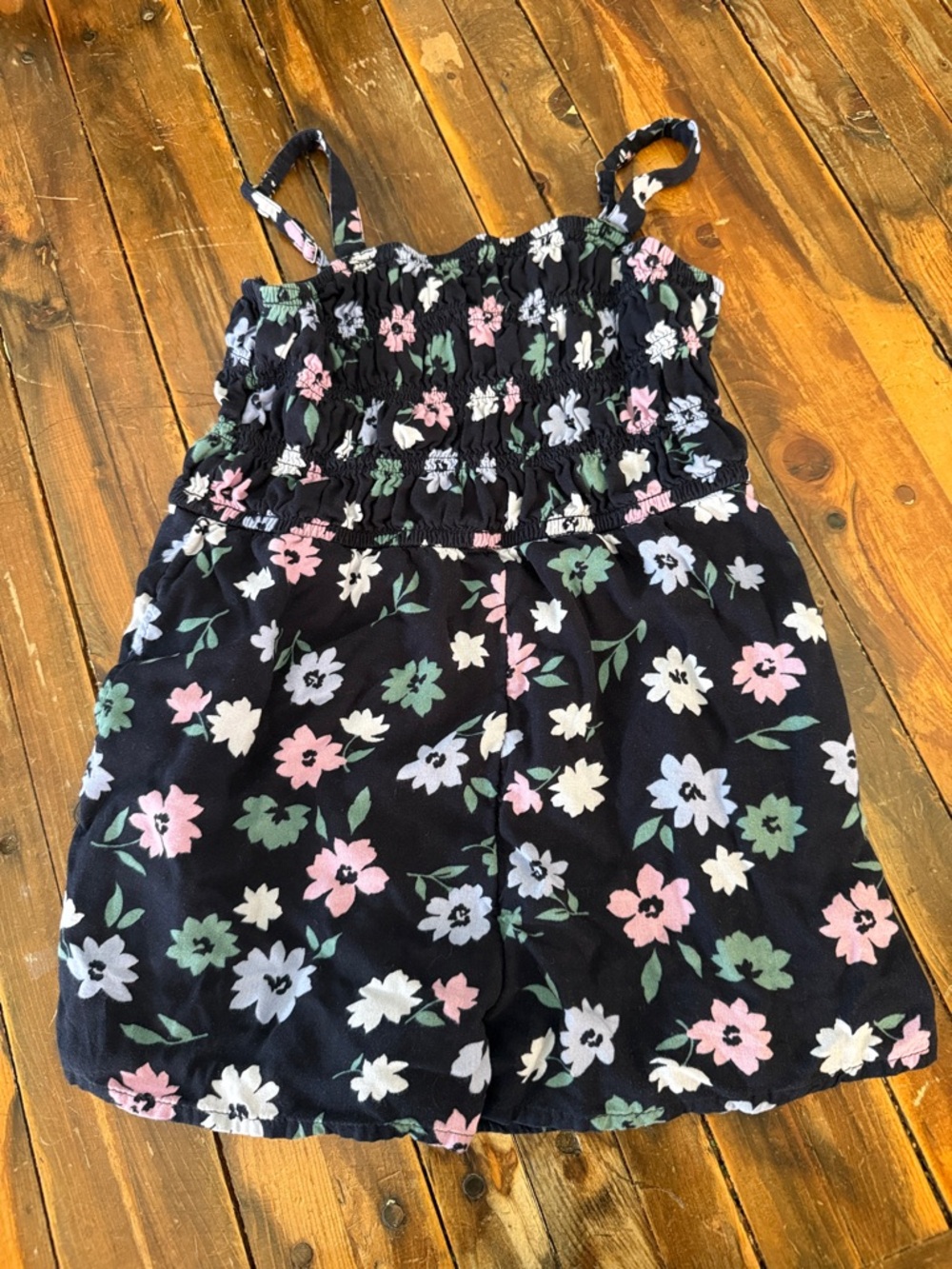 Abercrombie kids Floral Tank Romper with Pastel Flowers